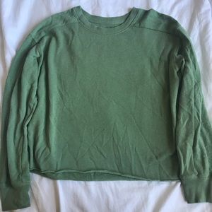 Aerie green sweater